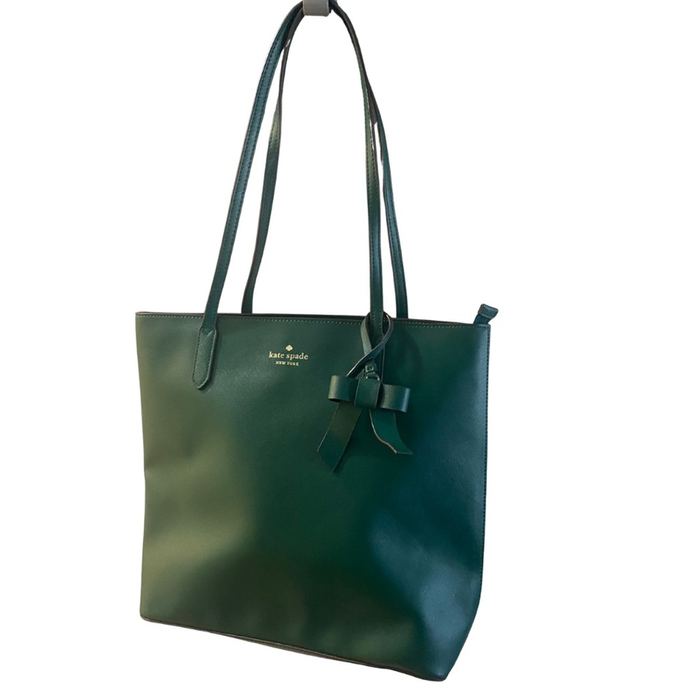 Kate Spade Dark Green Tote Bag